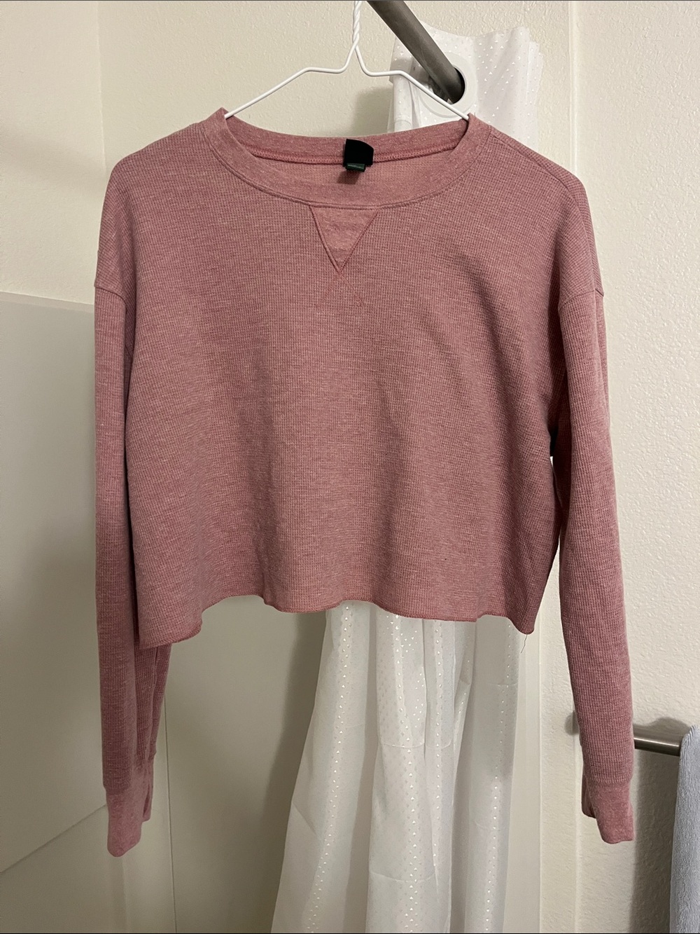 Cropped Pink Sweater